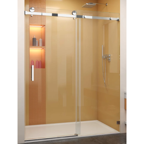 CSS05, SINGLE SLIDING , FRAMELESS SHOWER DOOR